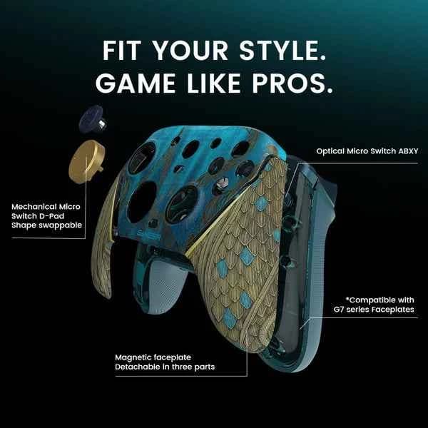 يد تحكم لاسلكية GameSir G7 Pro لأجهزة Xbox والكمبيوتر الشخصي وأندرويد - إصدار الريش الساقط