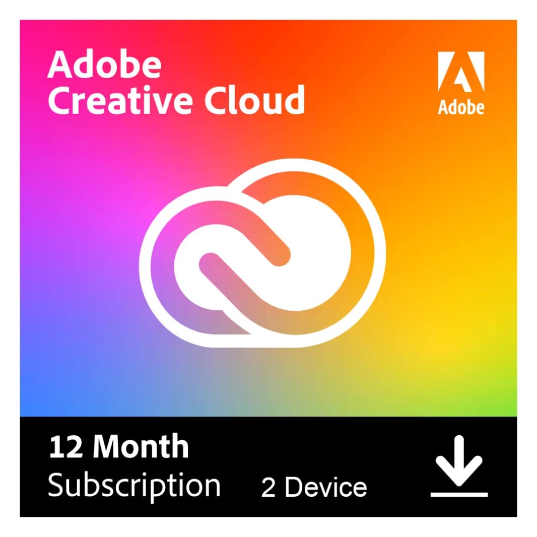 Adobe Creative Cloud – 1 Year Subscription for 2 Devices