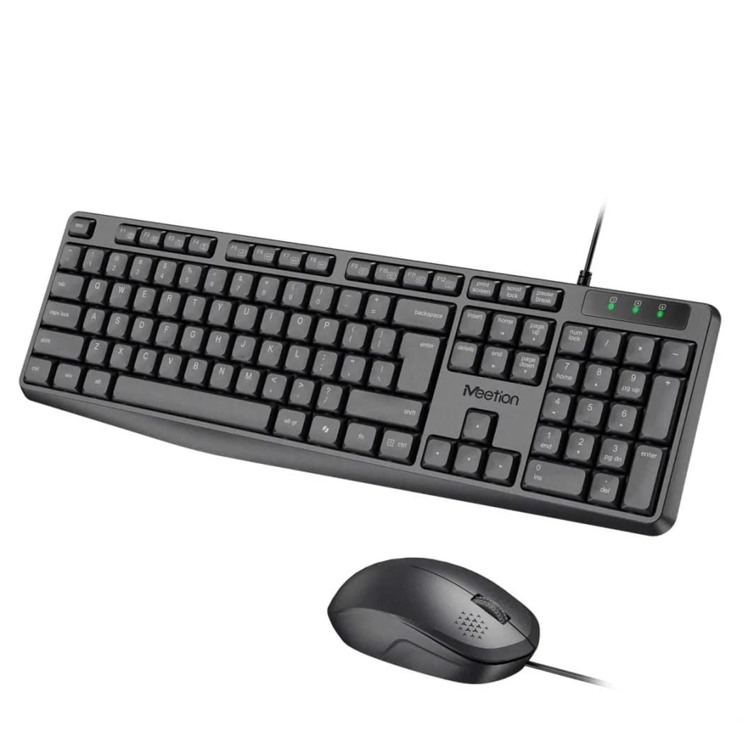 Meetion C235 Full-Size Silent Wired Office Keyboard & Mouse Combo