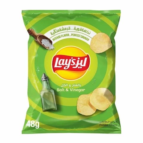 Lays Potato Chips Salt And Vinegar 48 Gram