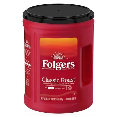 Folgers Classic Roast Ground Coffee 1140 Gram