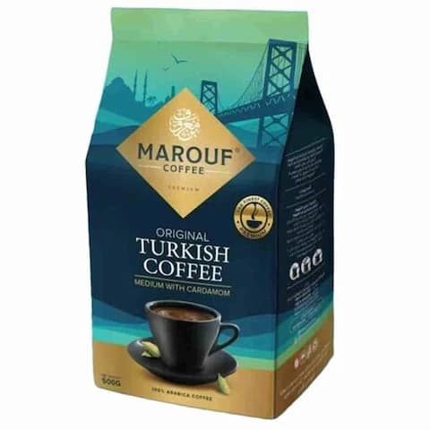 Marouf Coffee Medium Turkish Cardamom 500 Gram