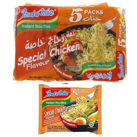 Indomie Noodles Special Chicken Flavor 75 Gram 5 Pieces