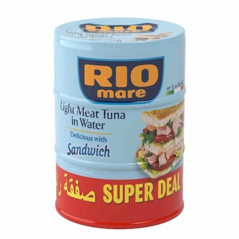 Rio Mare Light Meat Tuna in Water 160 Gram 3 Pieces
