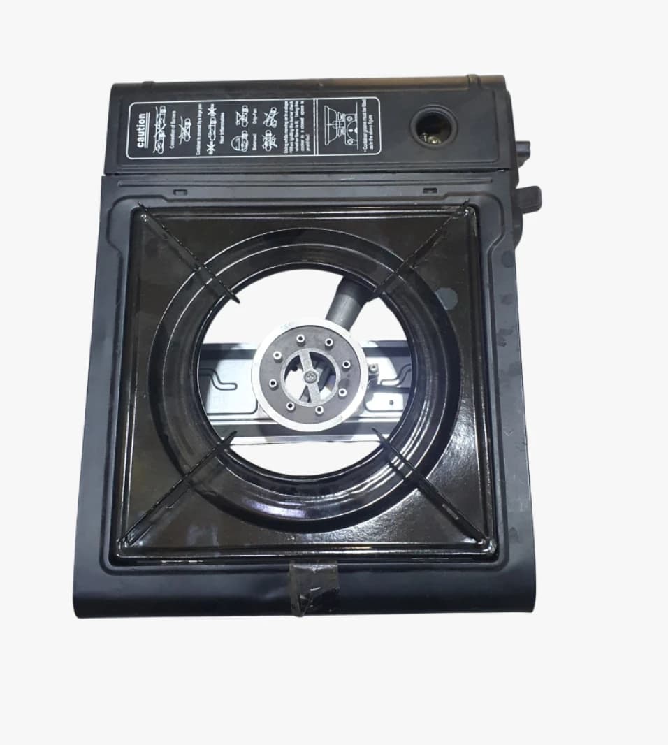 High-Quality Single Burner Portable Gas Stove for Camping and Cooking with Modern Compact Design