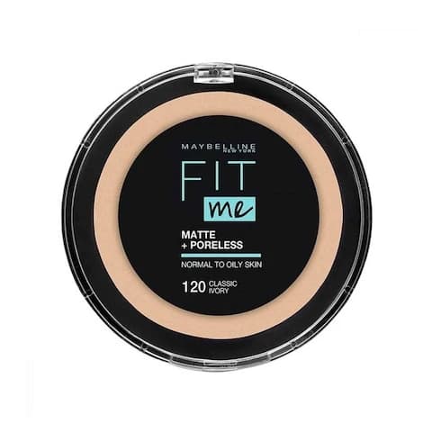 Maybelline New York Fit Me Matte and Poreless Compact Face Powder 120 Classic Ivory