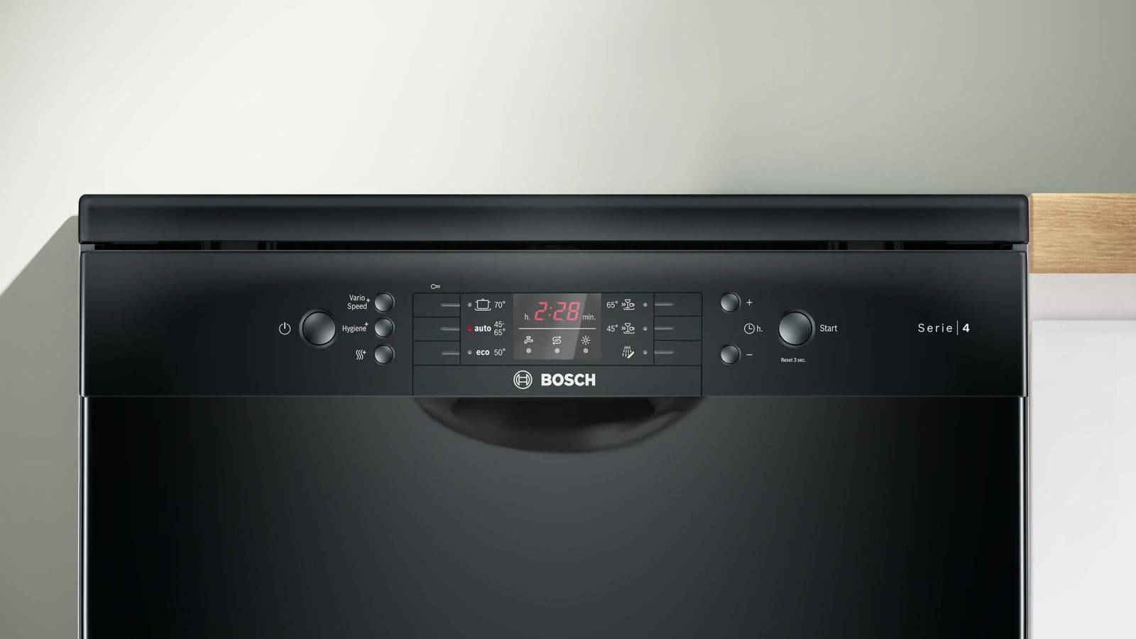 Bosch SMS46NI20V Dishwasher 6 programs Series 4 3rd Rack Brushed S.Steel