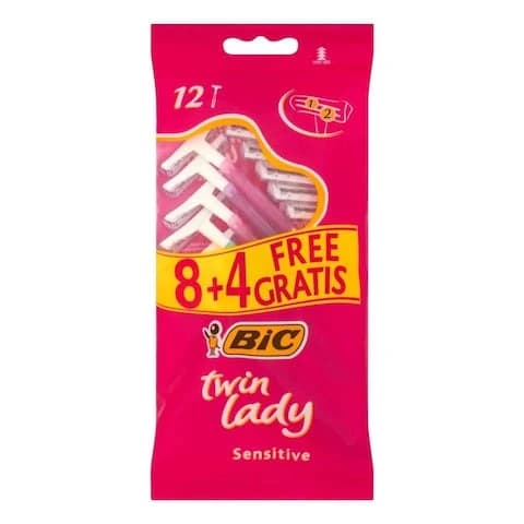 Bic Blades Twin Lady 12 Pieces