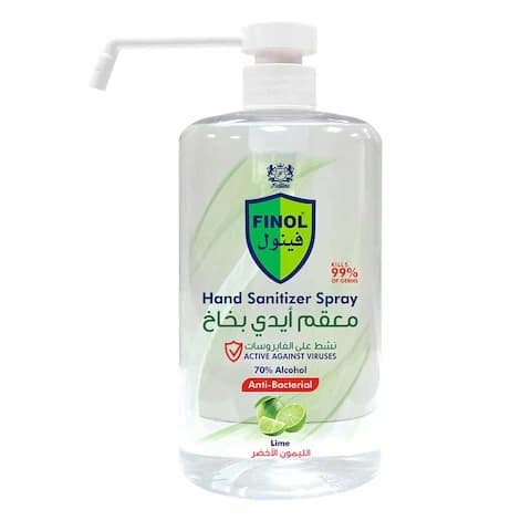Finol Hand Sanitizer Spray Lime 1 Liter