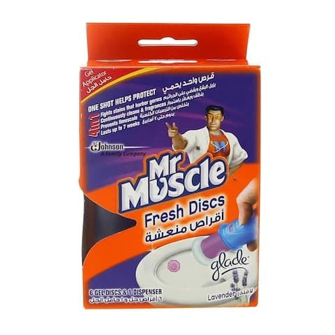 Mr. Muscle Lavender Fresh Discs 36 Ml