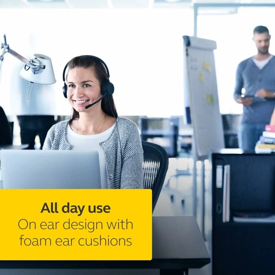 Jabra – Headsets – Wired – Evolve 20 Stereo Headset – USB-Cable with Controller