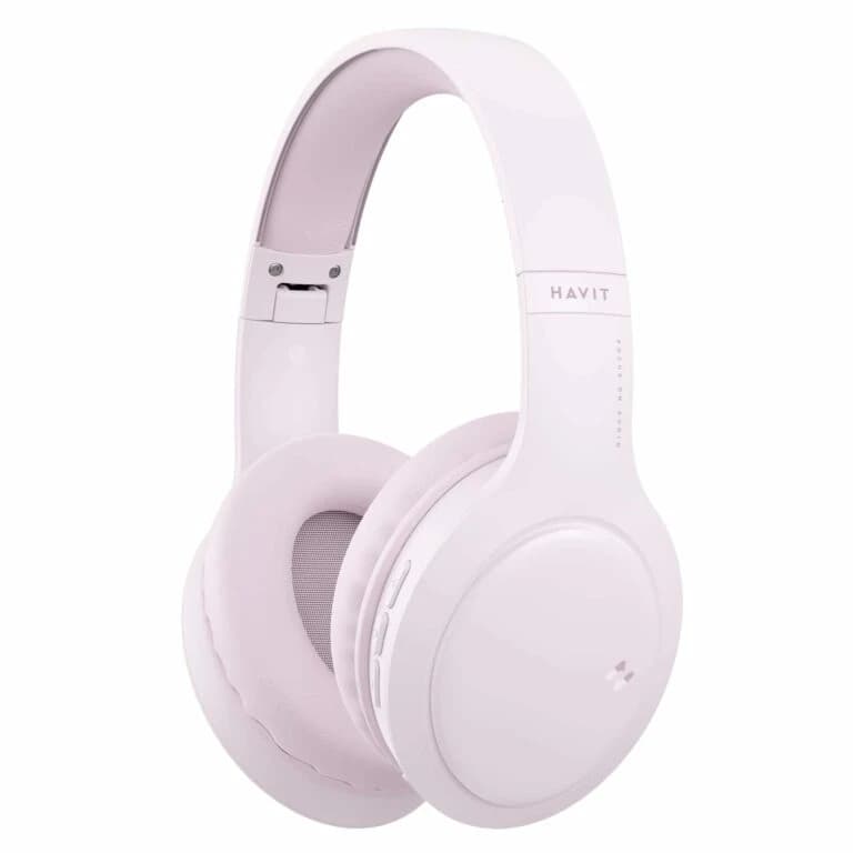 Havit – Headsets – Wireless – H633 BT Over-Ear Foldable Wireless Bluetooth Headset – Pink