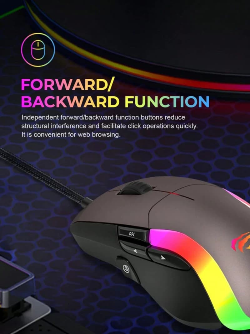 Havit – Mouse – Wired  – HAVIT Gamenote MS959S Programming Gaming Mouse