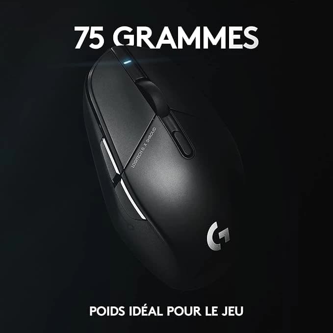 Logitech – Mouse – Wireless – G303 Shroud – Black
