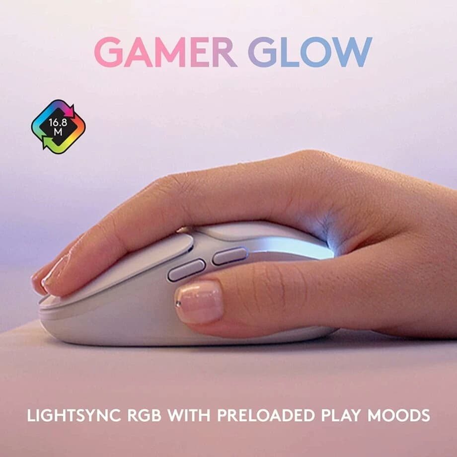 Logitech – Mouse – Wireless – G705 – White