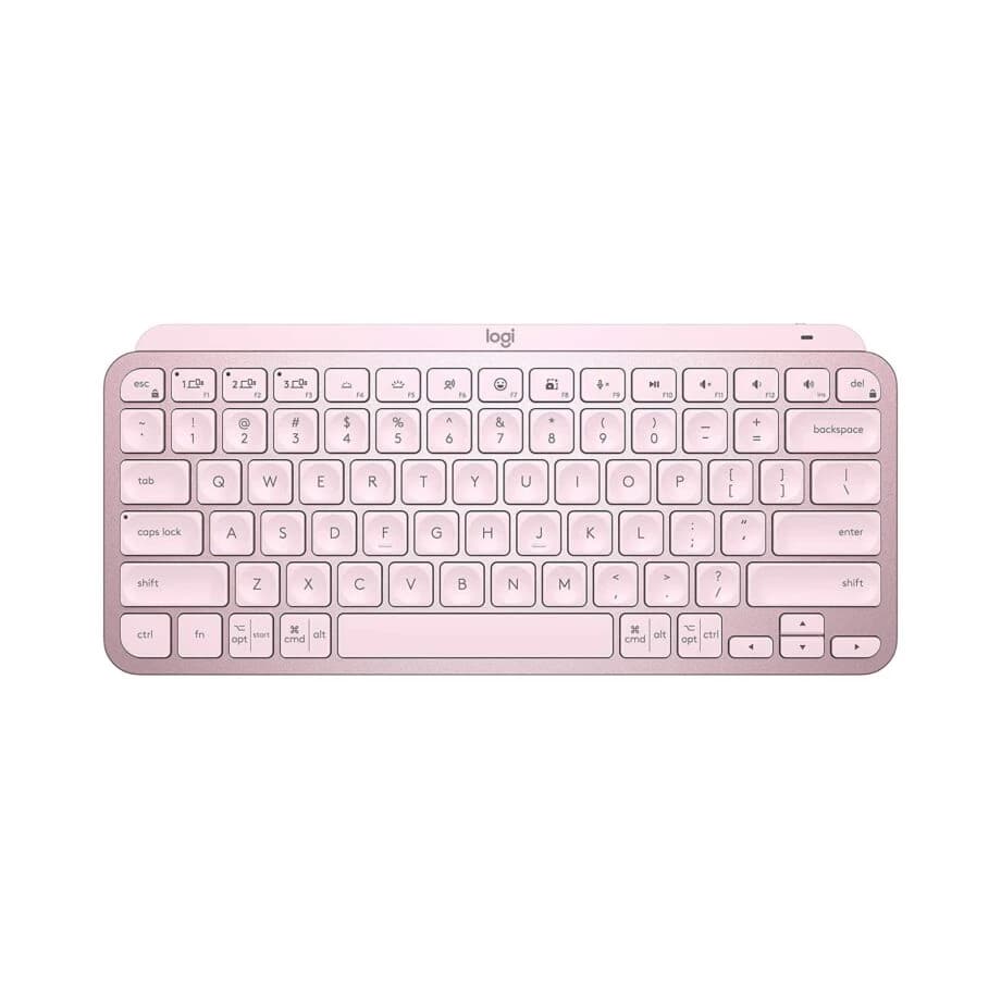 Logitech – Keyboards – Wireless – MX Keys Mini – Pink