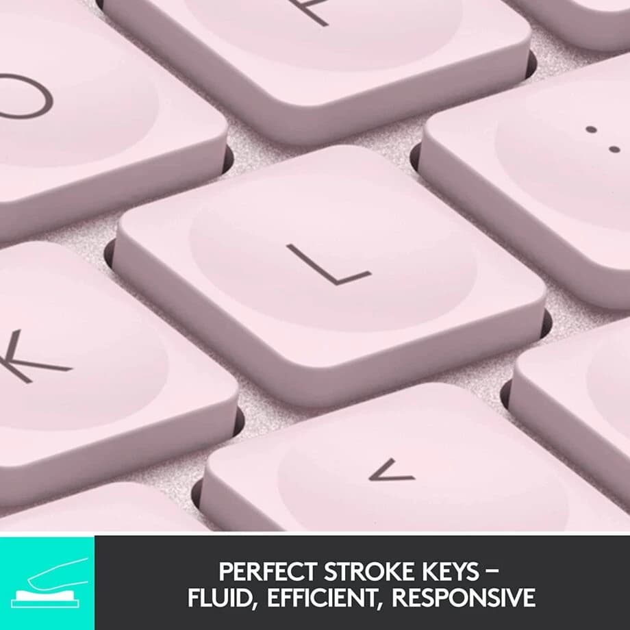 Logitech – Keyboards – Wireless – MX Keys Mini – Pink