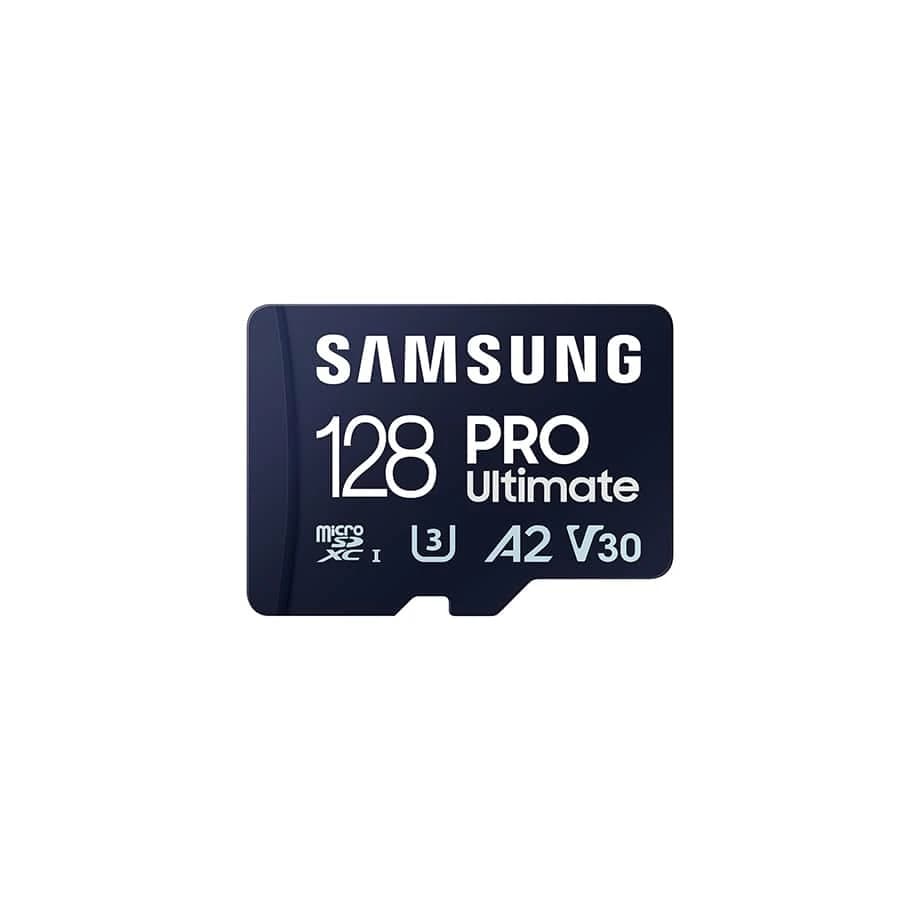 Samsung – Memory Cards – Samsung PRO Ultimate 128GB Micro SD + Adapter
