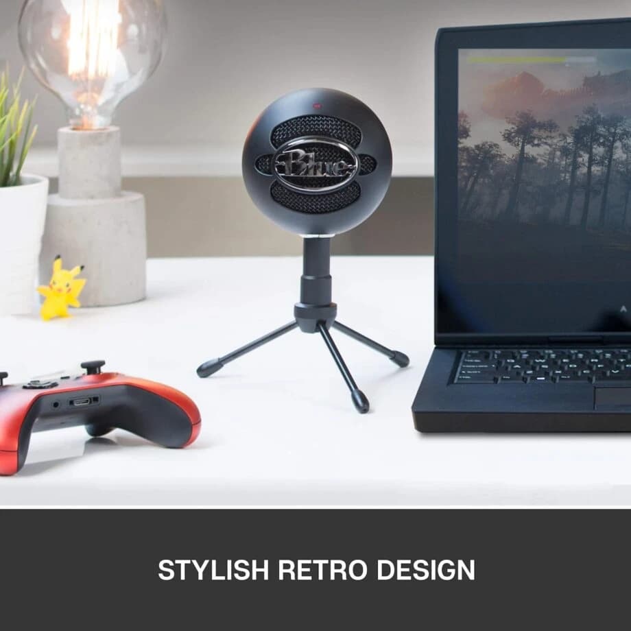 Logitech – Microphones – Blue Snowball iCE USB Microphone – Black