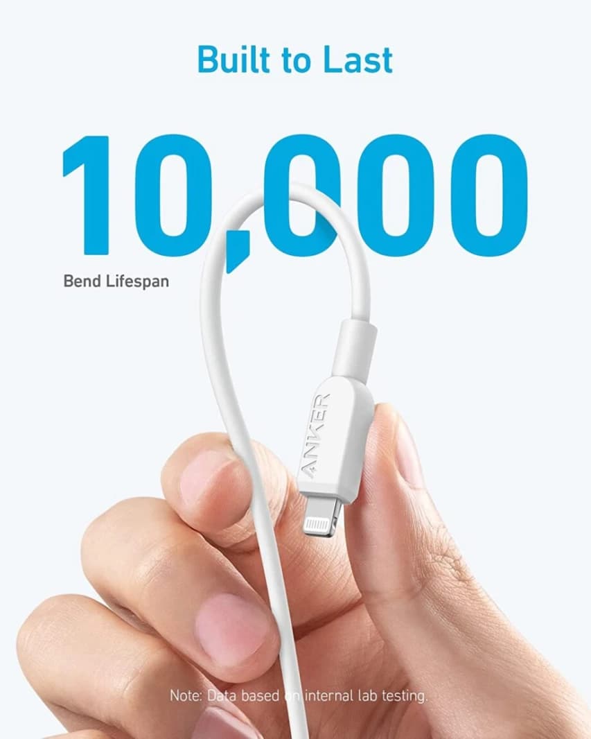 Anker – Data Cables & Adapters – 310 USB-C to Lightning Cable – 1.8M