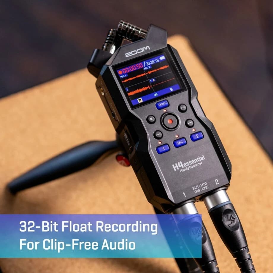 Zoom H4 Essential 4-Track Handy Recorder – 2024 Model