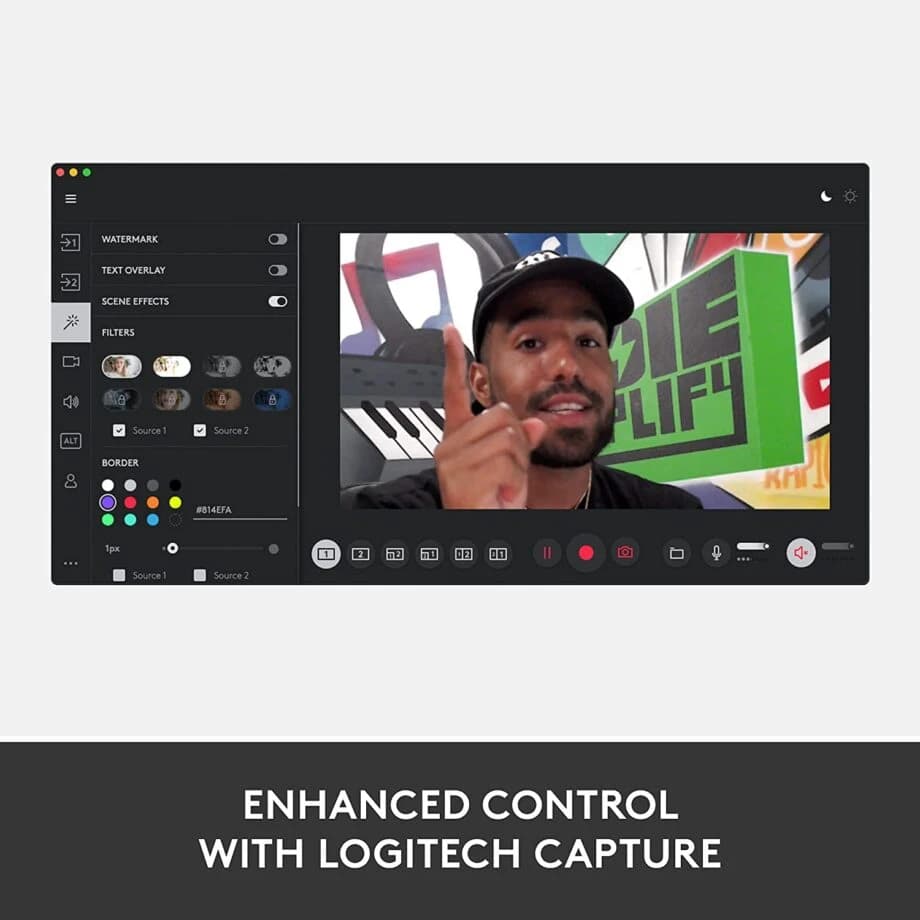 Logitech StreamCam Premium Full HD Webcam 1080p 60fps – Graphite | Streaming & Content Creation in Amman Jordan