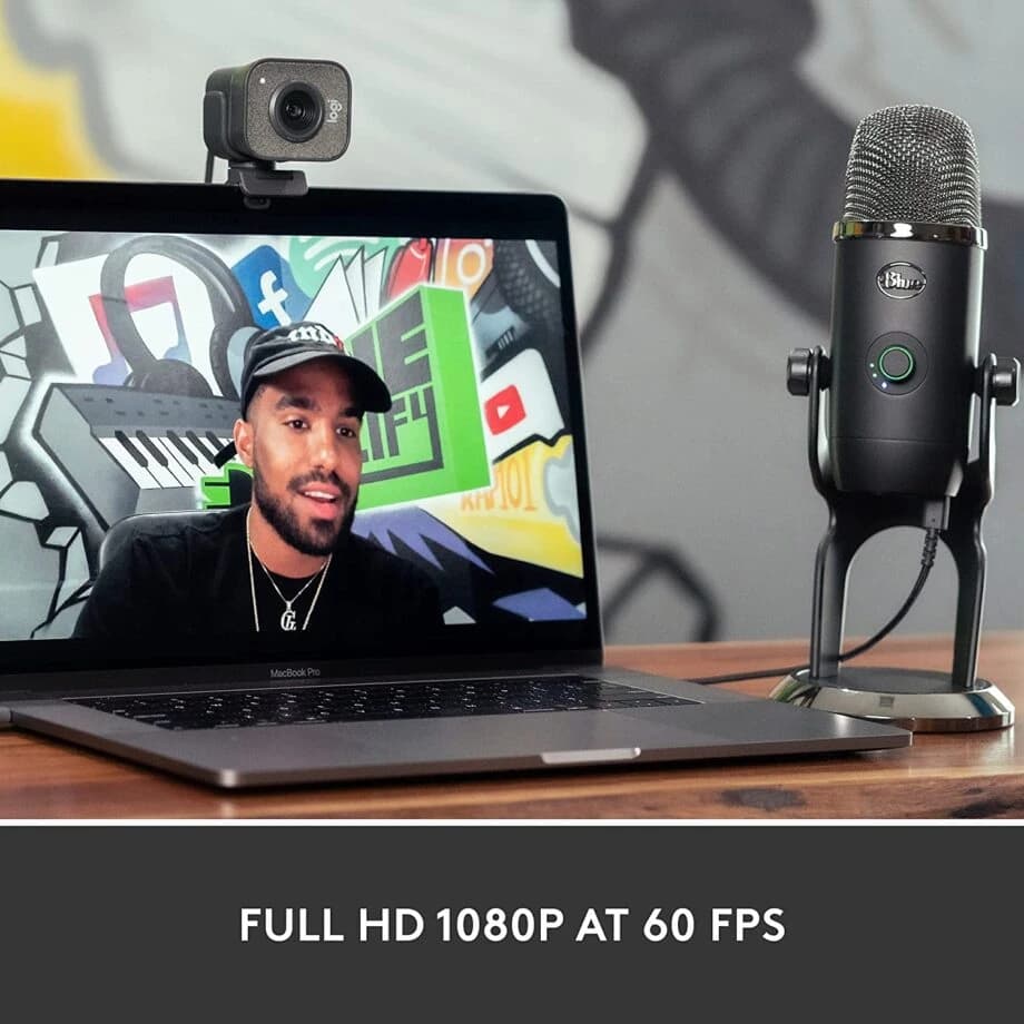 Logitech StreamCam Premium Full HD Webcam 1080p 60fps – Graphite | Streaming & Content Creation in Amman Jordan