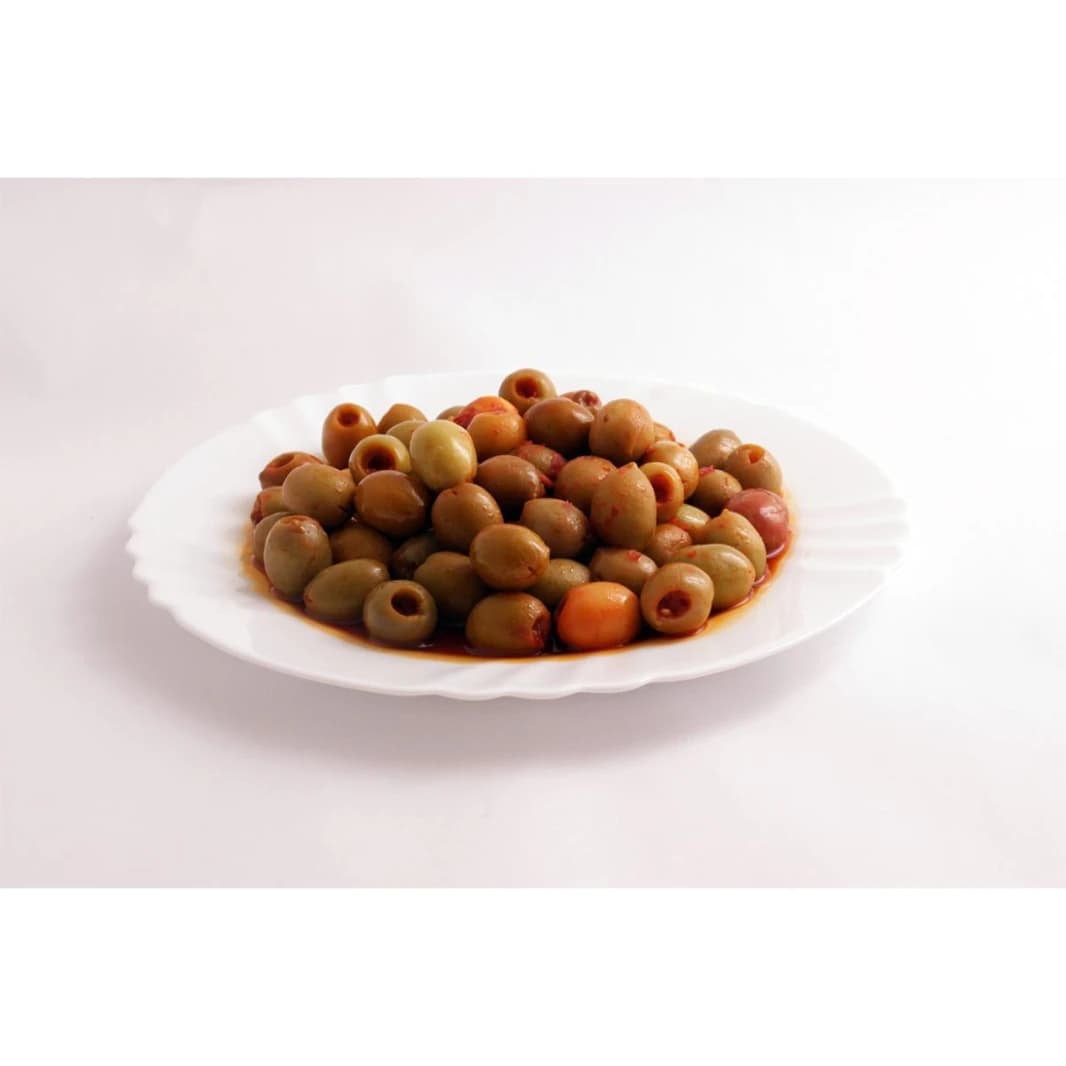 Pickled Green Olives with Chili