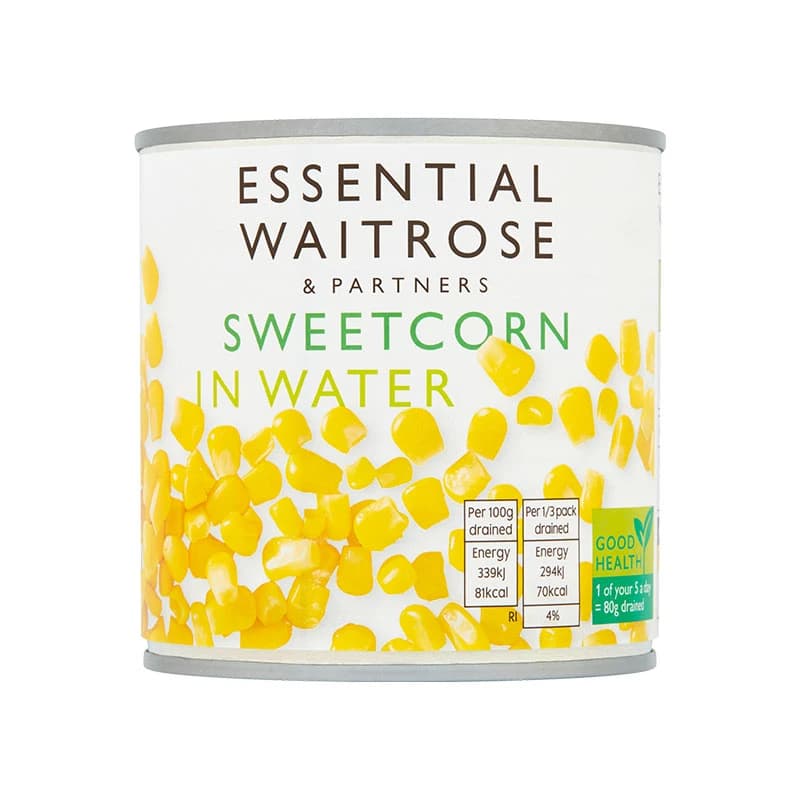 Waitrose Essential Sweetcorn 330g