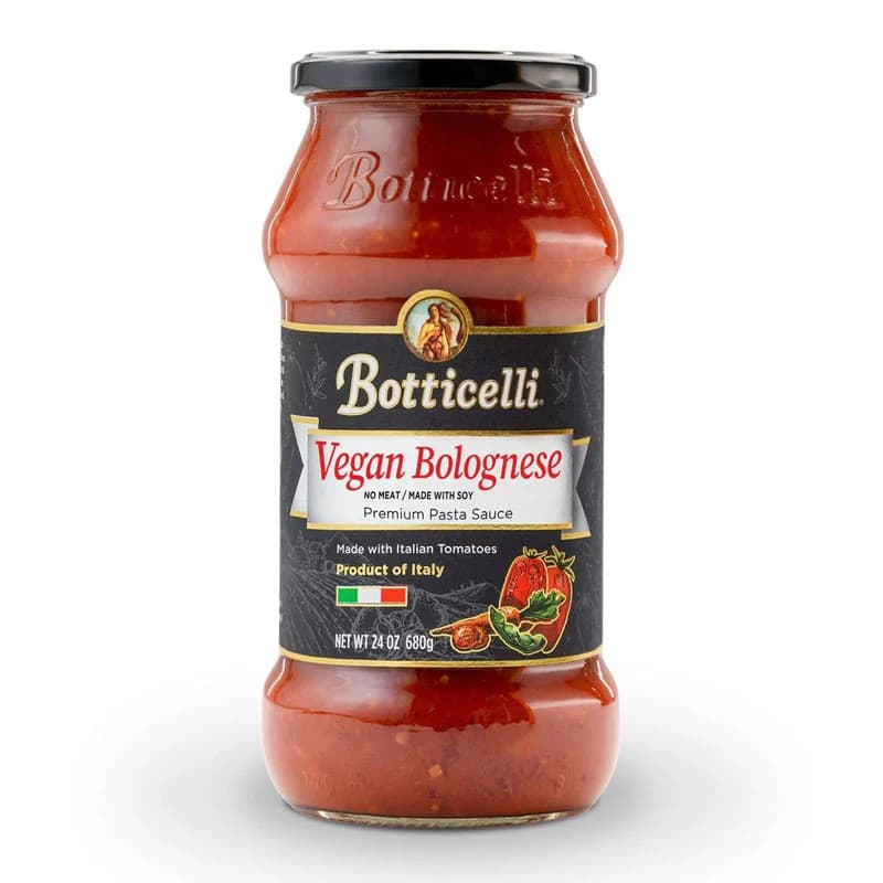 Botticelli Vegan Bolognese Premium Italian Pasta Sauce 680g