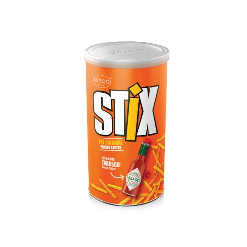 Kitco Stix Potato Sticks Spiced with Tabasco Sauce Flavor 40g