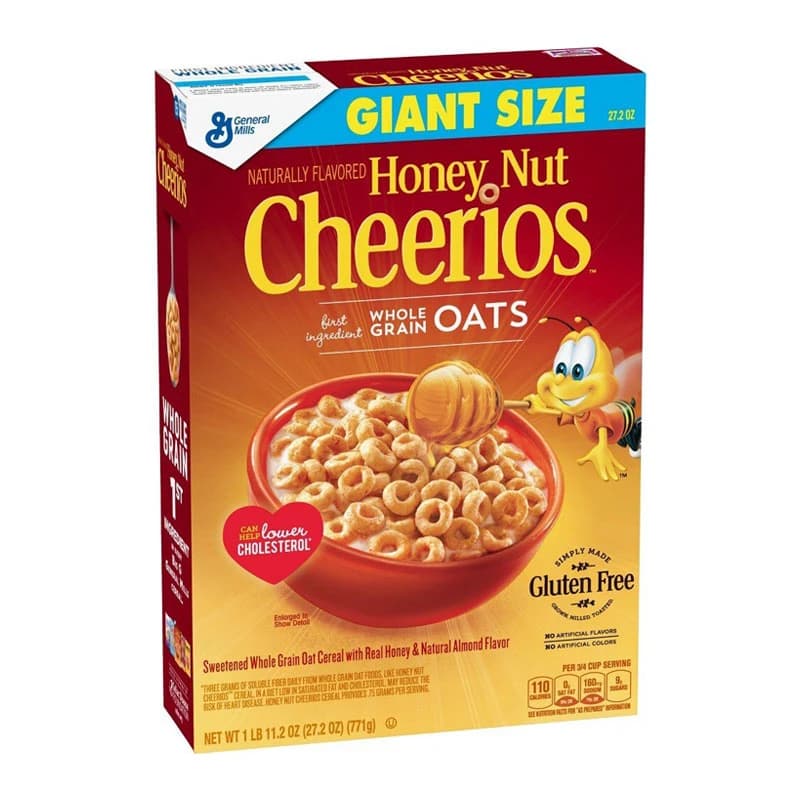 General Mills Honey Nut Cheerios Cereal 771g
