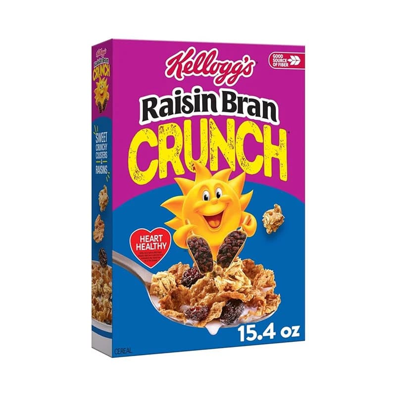 Kellogg's Raisin Bran Crunch Breakfast Cereal 436g