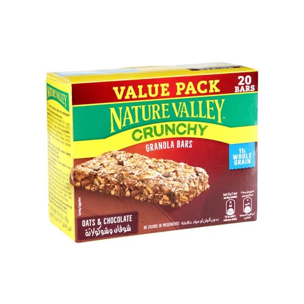 Nature Valley Oats & Chocolate Granola Bar 20 Bars