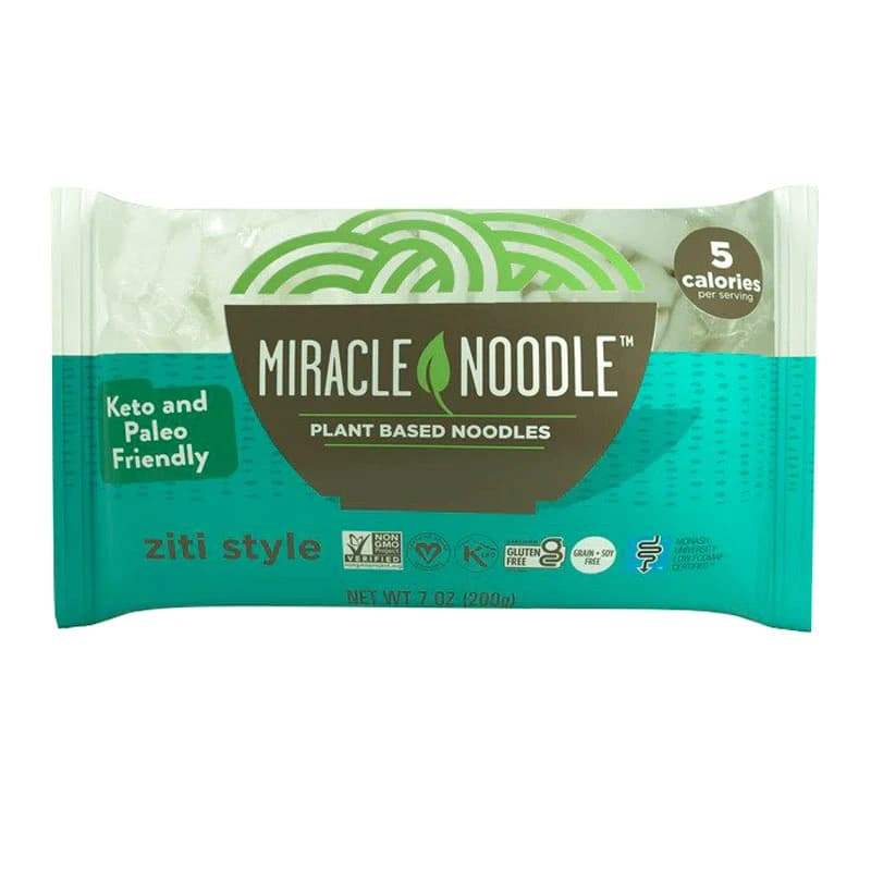 Miracle Noodle Gluten Free Ziti Noodles 200g