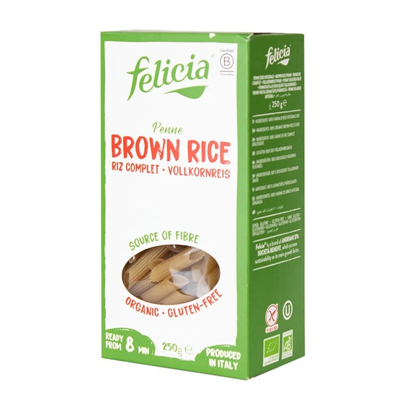 Felicia Gluten Free Brown Rice Penne 250g