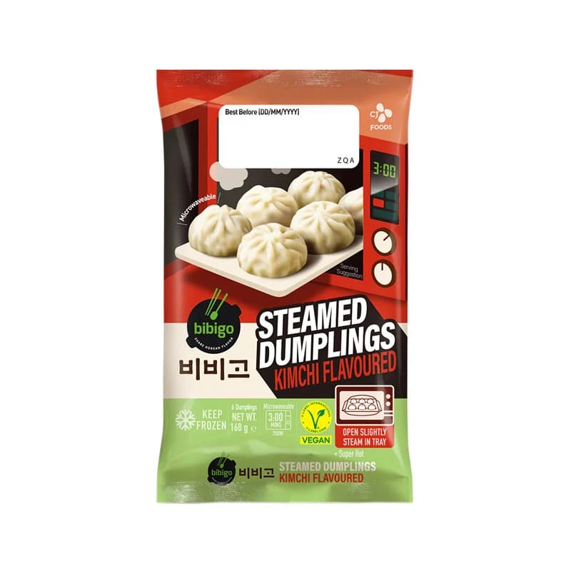 CJ Bibigo Kimchi Steamed Dumplings 168g