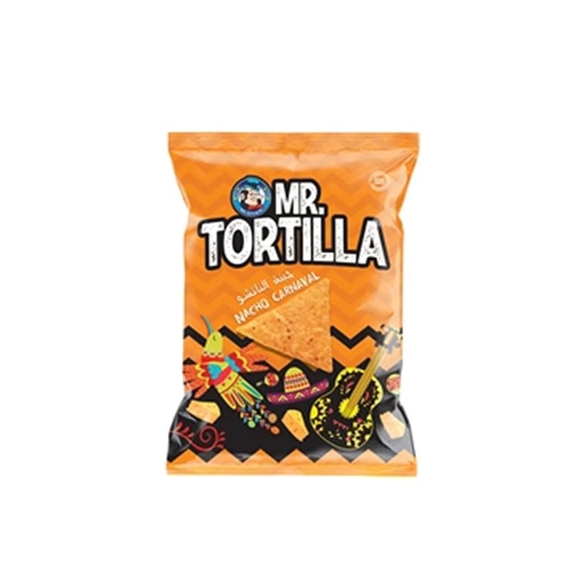 Mr.Chips Corn Tortilla Nacho Cheese 140g