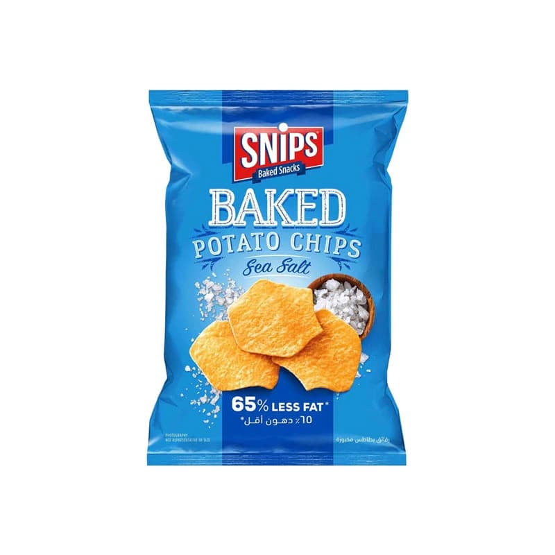 Snips Baked Potato Chips Sea Salt 62g