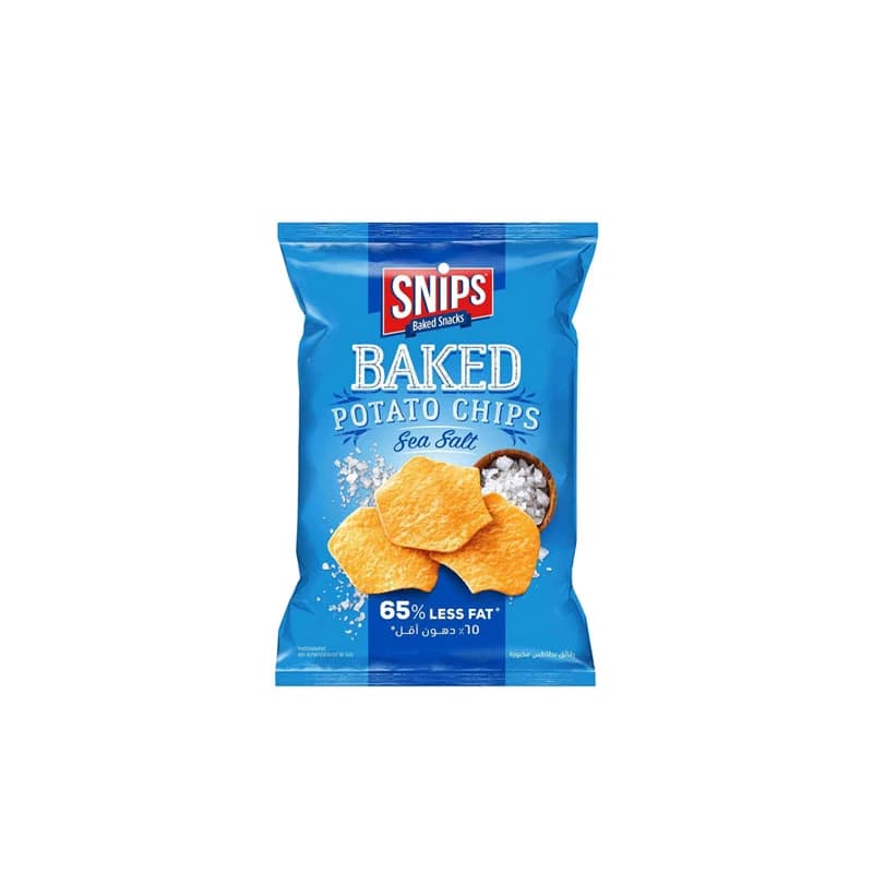 Snips Baked Potato Chips Sea Salt 35g