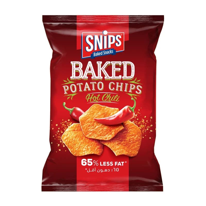 Snips Baked Potato Chips Hot Chili 120g