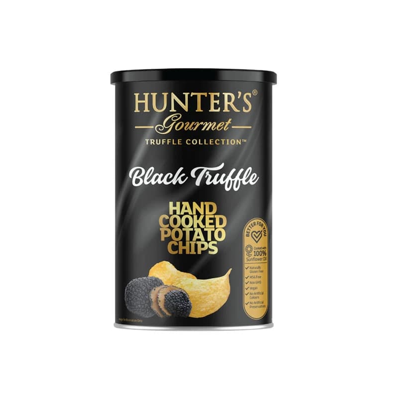 Hunter's Hand Cooked Potato Chips Black Truffle 150g