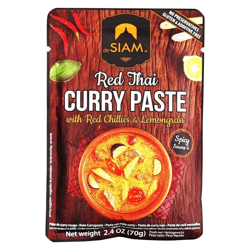 DeSiam Red Thai Curry Paste 70g