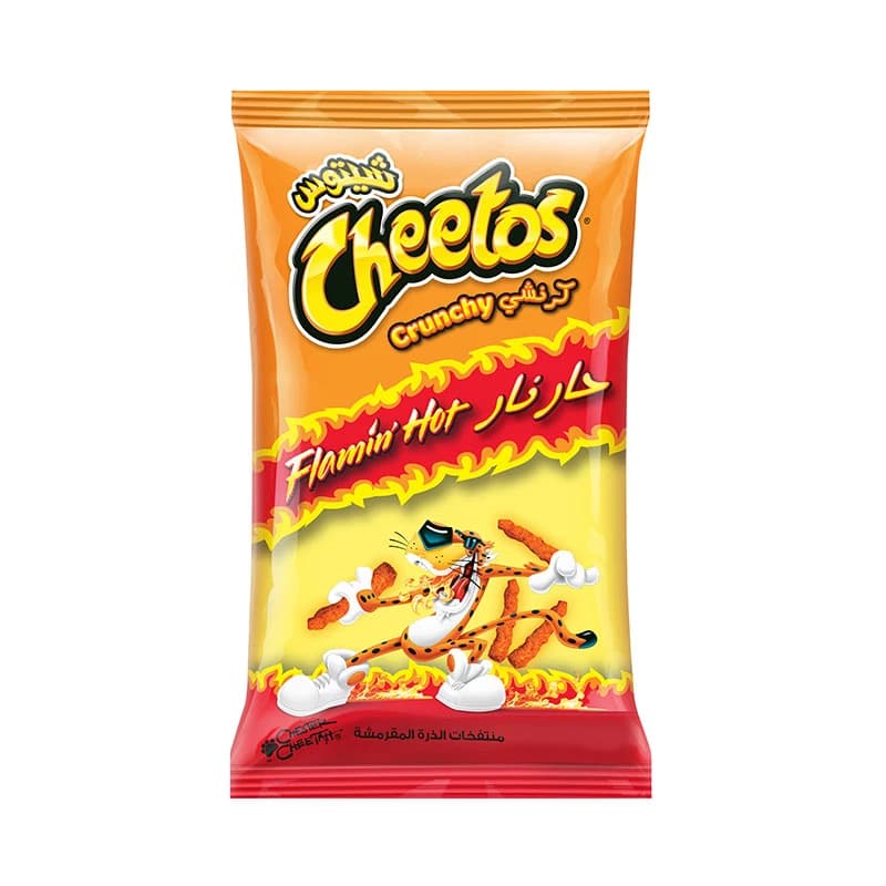 Cheetos Crunchy Flamin Hot Chips 110g