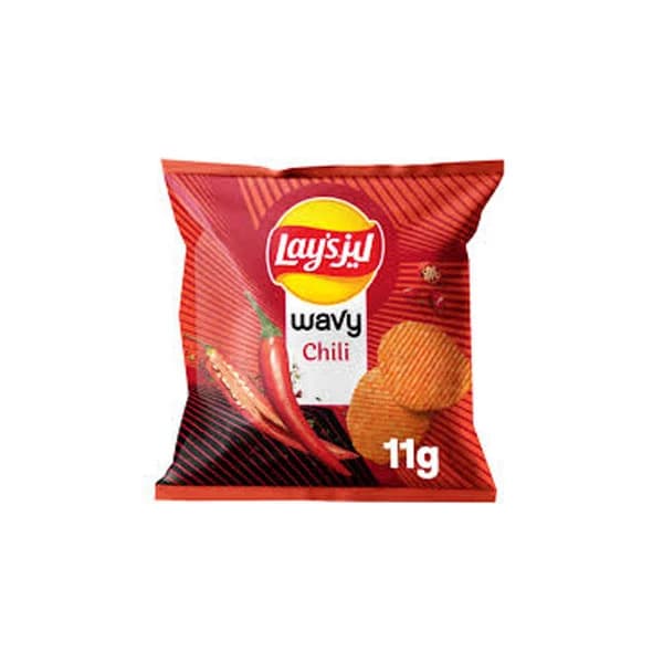 Lay's Wavy Chili Potato Chips 11g