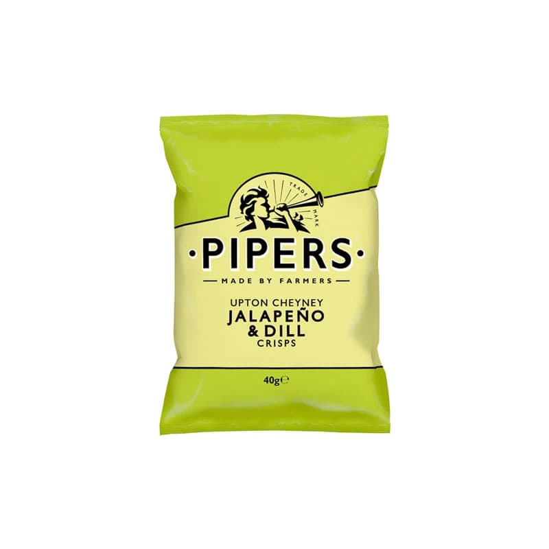 Pipers Upton Cheyney Jalapeno & Dill 40g
