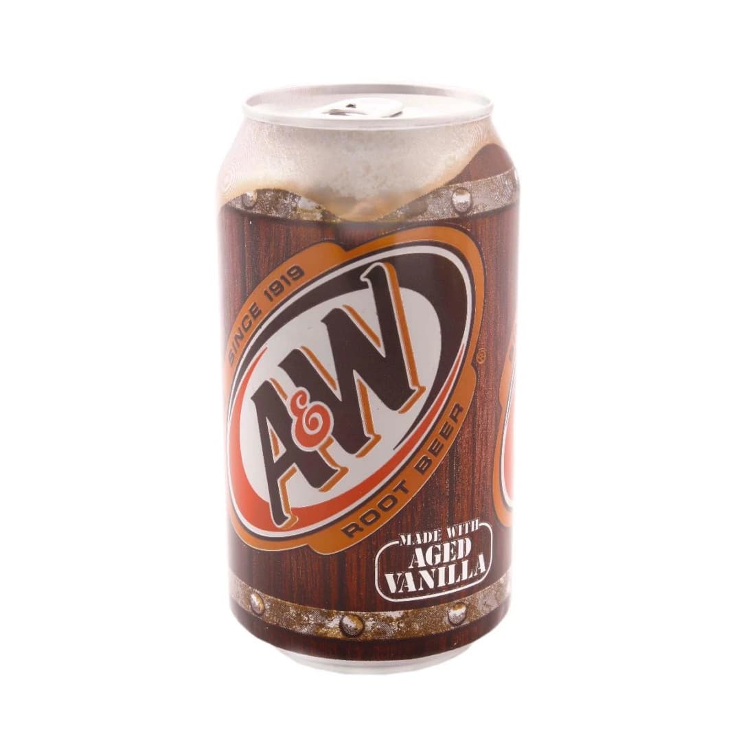 مشروب بيرة جذر A&W 355 مل (مستورد)