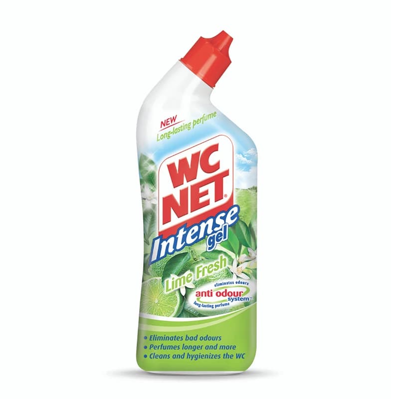 Wc Net Toilet Cleaner Intense Gel Lime 750ml