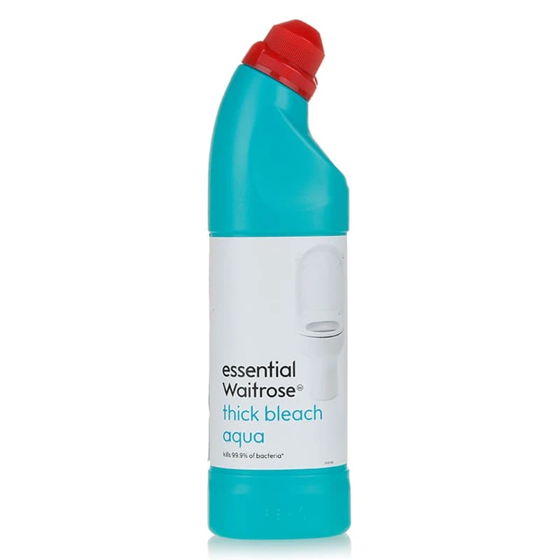 Waitrose Essential Thick Bleach Aqua 750ml