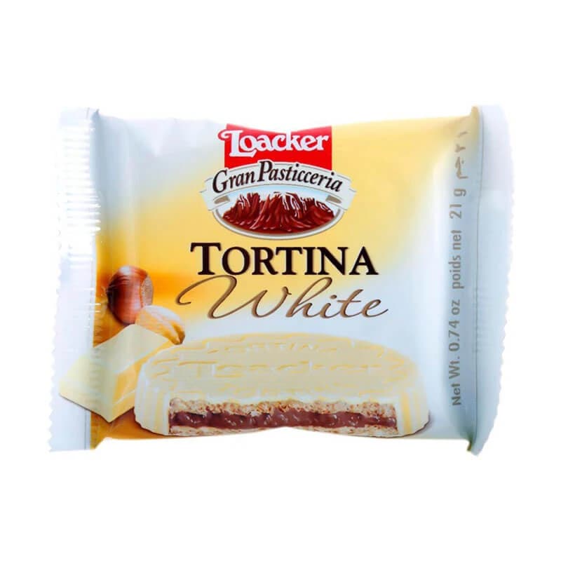 Loacker Tortina White Wafers 21g